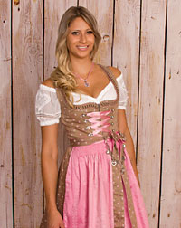 "Scheuring" Dirndl mit Schürze