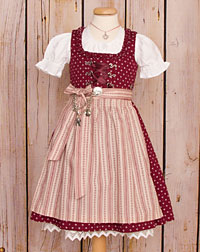 "Schongau" Dirndl, Bluse, Schürze