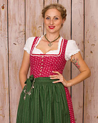 "Schöllnach" Dirndl mit Schürze