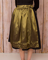 Apron midi olive