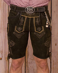 "Schlüsselfeld" leather trousers
