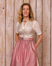 "Schwanfeld" Dirndl mit Schürze