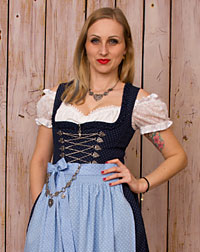 "Schwangau" Dirndl mit Schürze