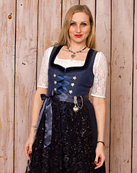 "Siebenbach" Dirndl mit Schürze