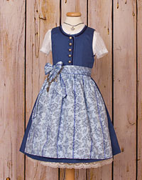 "Seebruck" Dirndl, Bluse, Schürze