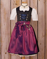 "Stallwang" dirndl, blouse, apron