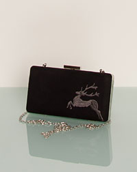 "Linda" clutch black