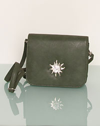 "Lea" bag dark green