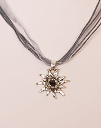 "Edelweißchen" necklace grey