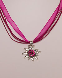 "Edelweißchen" necklace berry