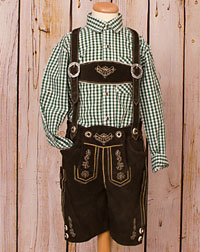 "Sonnen" kurze Lederhose