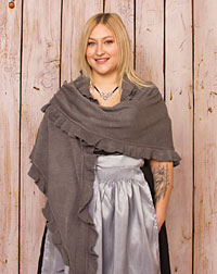 Poncho anthrazit
