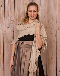 Poncho taupe