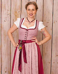 "Tettau" Dirndl mit Schürze