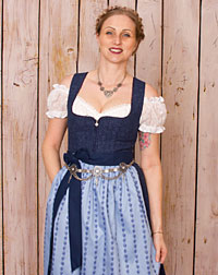 "Straubing" Dirndl mit Schürze