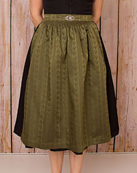 Apron midi length olive