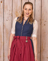 "Traunstein" Dirndl mit Schürze