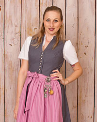 "Thundorf" Dirndl mit Schürze