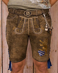 "Waldbrunn" leather trousers