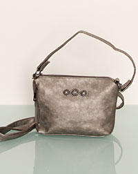 "Petra" bag grey metallic