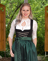 "Emmy" Gastrodirndl lang ohne Schürze