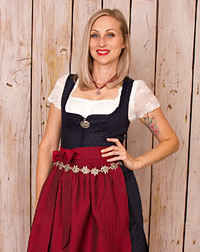 "Wiesent" Dirndl mit Schürze