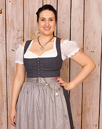 "Wonneberg" dirndl + apron