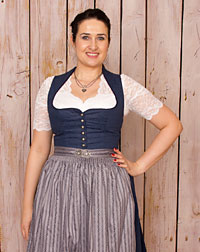 "Wiesenttal" Dirndl mit Schürze