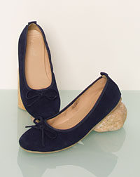 "Paula" ballerinas dark blue