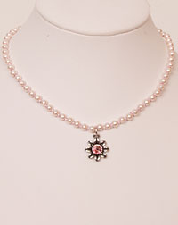 "Blümchen" child necklace pink