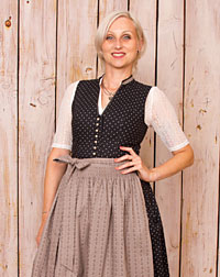 "Wipfeld" Dirndl mit Schürze