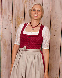 "Wollbach" Dirndl mit Schürze