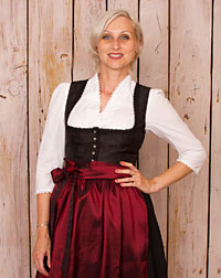 "Zell" Gastrodirndl 80cm ohne Schürze