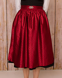 Apron midi red