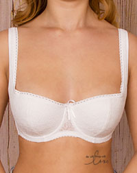 Bra for dirndl, white