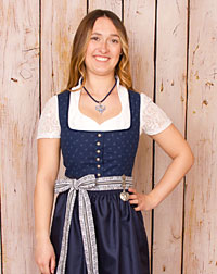 "Aubstadt" Dirndl mit Schürze