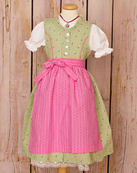 "Baiern" Dirndl, Bluse, Schürze