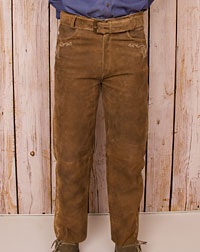 "Bogen" lange Lederhose