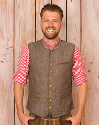 "Bischberg" Linen vest