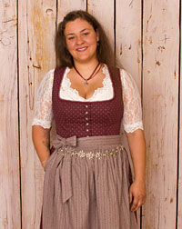 "Biberbach" Dirndl mit Schürze