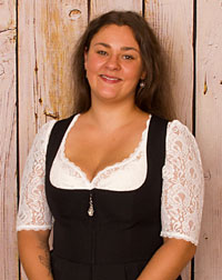 "Burgsalach"  dirndl blouse cream