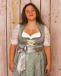 "Bischofsgrün" Dirndl mit Schürze