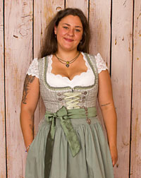 "Bonstetten" Dirndl mit Schürze