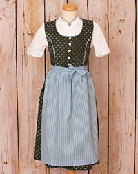 "Aholfing" dirndl, blouse, apron