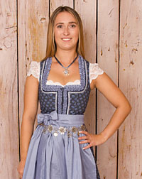 "Röslau" Dirndl mit Schürze