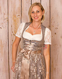 "Eisfeld" dirndl + apron