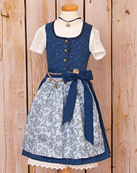 "Heist" Dirndl, Bluse, Schürze