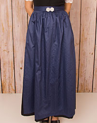 Apron long, blue