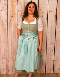 "Oberviechtach" Dirndl mit Schürze