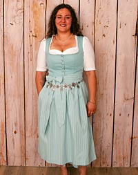 "Mönchengladbach" Dirndl mit Schürze